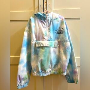 Justice size 12 overhead lightweight wind breaker